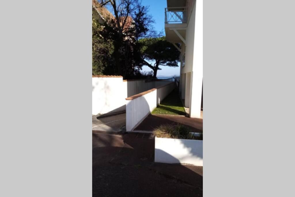 Appart Sur La Plage Pied Dans L Eau Avec Terrasse Jardin Vue Sur Le Bassin Depuis La Terrasse , Parking Arcachon Bagian luar foto